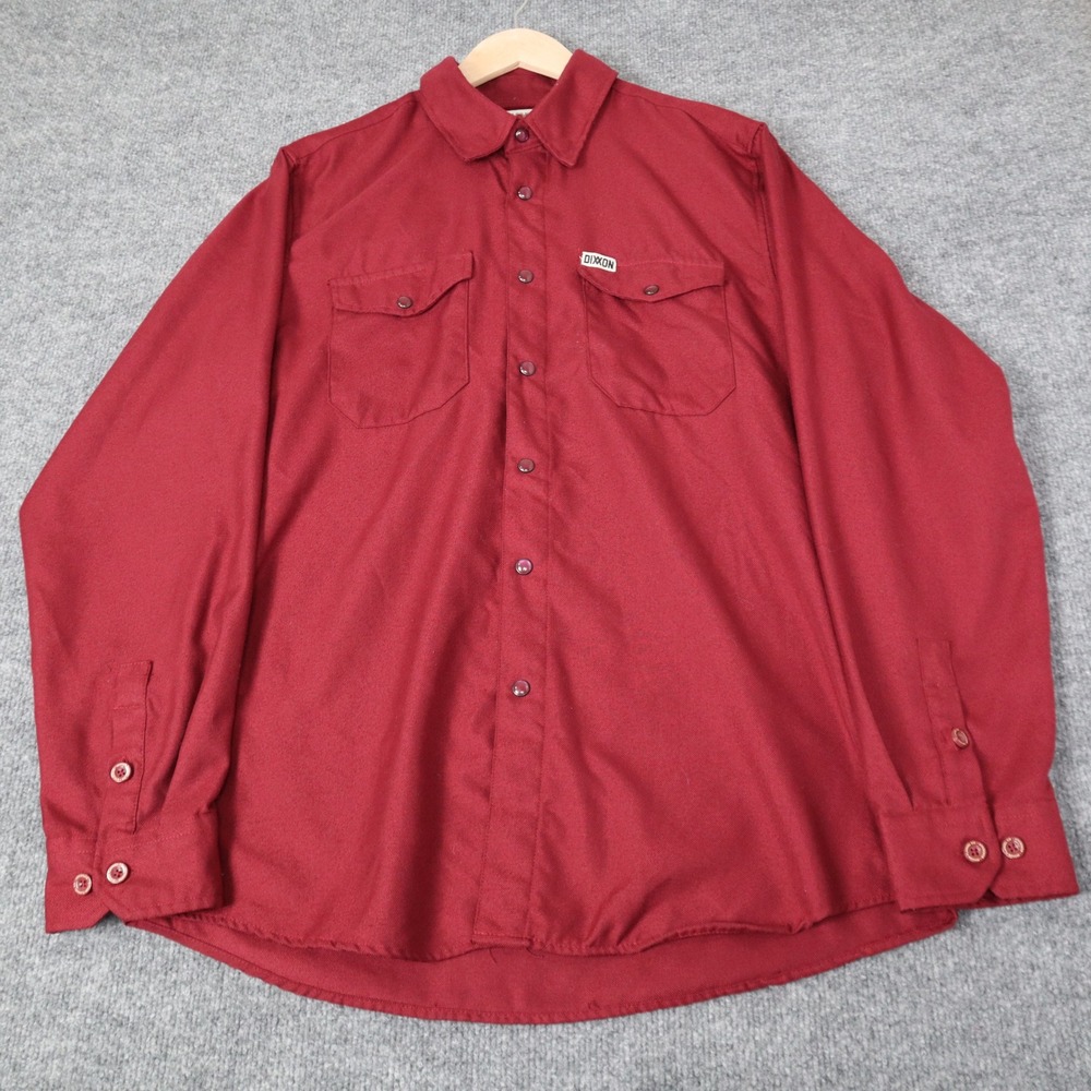 Dixxon‎ Flannel The Bordeaux Pearl Snap Men's Medium Shirt Burgundy